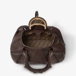 FENDI Spy Dark brown leather bag - Image 5